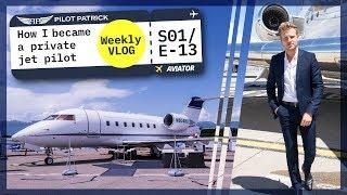 HOW I BECAME A PRIVATE JET PILOT - LUXURY BUSINESS AVIATION EXHIBITION I VLOG #14