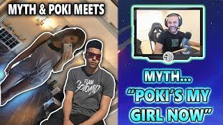 HAMLINZ SAYS POKI'S HIS GIRL | MYTH & POKI FINALLY MEET IRL! (Fortnite Battle Royale)