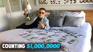 I Count $1 Million Dollars In 5* LUXURY Hotel! - Rich Forex Day Trader