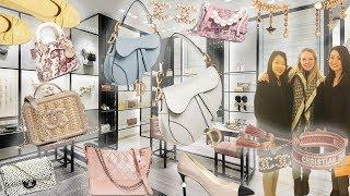 DIOR & CHANEL Luxury Shopping Vlog☆CHANEL Bags Shoes Accessories☆Dior Saddle Diorama Jewelry & More