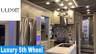 Luxe Elite 39FB luxury fifth wheel - 2020 interior walk through