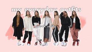 my everyday outfits | week in life (fall 2019)