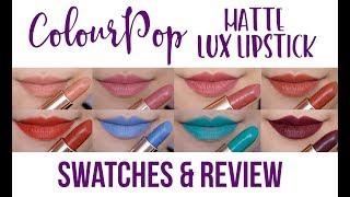 ColourPop Matte Lux Lipstick Swatches on Asian Skin (NC20)