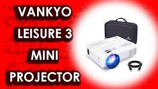 Best VANKYO LEISURE 3 Mini Projector 2019 | 2400 Lux Portable Movie Projector LED Lamp Life