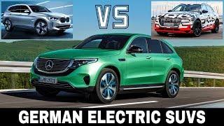 Mercedes EQC vs Audi e-Tron vs BMW iX3: Best German Electric Crossover Cars
