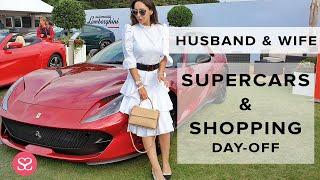 WHAT WE DID ON OUR DAY OFF (SHOPPING, LUXURY CARS & HAUL)