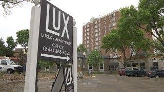 Renovations are underway on The Lux apartments