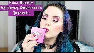 Huda Beauty Amethyst Obsessions Palette Tutorial on Hooded Eyes | Cruelty-free Makeup Tutorial