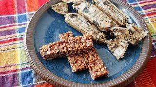 Chocolate Granola Bars with Microwave【Easy Valentine Recipe】 | Homemade Luxury