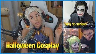 When Streamers Cosplay Halloween 2019... | LoL Daily Moments Ep 688