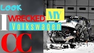 Car Crash, I Wrecked My Volkswagen CC in Heavy Rain | No Police