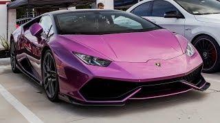 INSANE Pink Lamborghini STEALS The Show! - Towne Lake Cars and Coffee August 2018