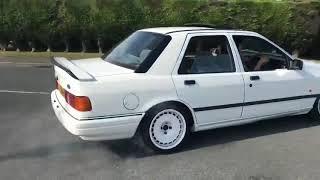 Sierra RS Cosworth wheel spinning 1st and 2nd gear