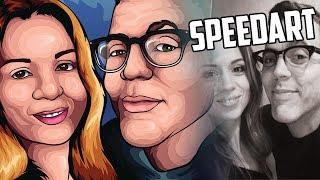Steve O and Lux Adobe Illustrator Speed Drawing