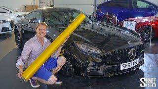 I'm Finally Wrapping My AMG GT R Yellow! | GARAGE
