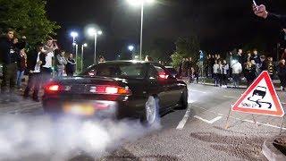 Tuner Cars Leaving a Car Show - September 2018