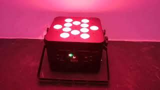 12*10W 15W 18W RGBWA+UV 6IN1 Hex Multi-angle Wireless Battery LED Par Light (LP040)