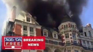 Fire at Luxury Hotel in London - LIVE BREAKING NEWS COVERAGE 6/6/18