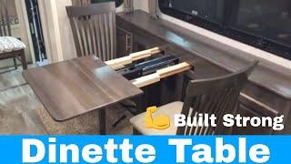 Luxury Fifth Wheel - Fifth Wheel Dinette Table
