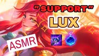 [ASMR] ???? HOW TO CARRY AS AP LUX SUPPORT ????✨ (mechanical keyboards, gum chewing, whispering)