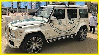Luxury and Expensive SUVs In Dubai. Luxury Police Cars in Dubai. Arabian Travel Market Dubai 2018