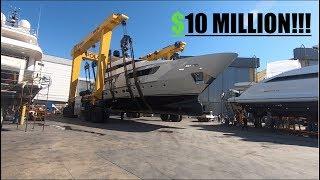 $10 MILLION LUXURY YACHT LAUNCH (Captain's Vlog 61)