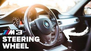 BMW M3 STEERING WHEEL SWAP | Installation DIY!