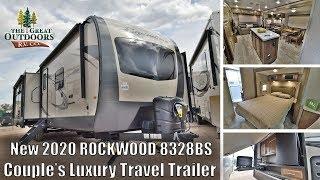 New 2020 FOREST RIVER ROCKWOOD 8328BS Island Kitchen Couples RV Camper Luxury Trailer Colorado