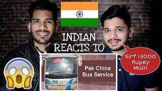 Indian Reaction On Pakistan China Luxury Bus Service | CPEC Bus Service - M Bros Reaction
