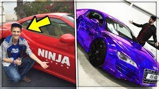Top 5 *INSANE* Fortnite YouTuber Cars! (Tfue, Ninja, Ali-A, Lachlan)