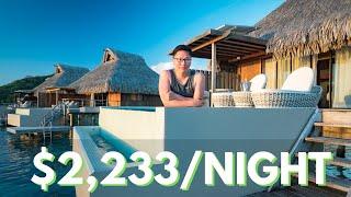 $2,233 A Night Bora Bora LUXURY Overwater Villa Tour