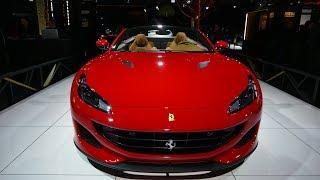 Luxurious Ferrari portofino and Ferrari 812 Superfast  At The Dream Cars Exhibition 2019