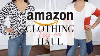 AMAZON CLOTHING HAUL - Amazon haul try on | LuxMommy