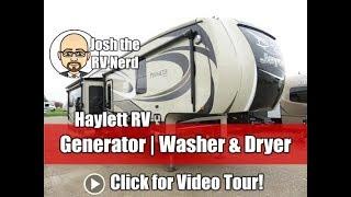 2016 Jayco 36FBTS Pinnacle Front Bath Generator Wide Body Used Luxury Fifth Wheel RV