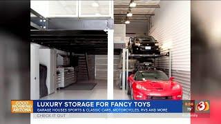Cave Creek luxury storage houses classic cars, motorcycle, RVs