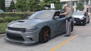 POLICE USE ILLEGAL INTIMIDATION TACTICS ON MUSCLE CAR OWNERS AT CARS AND COFFEE HOUSTON!!!