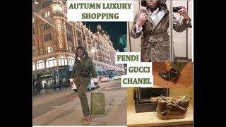 Autumn Luxury Shopping in Harrods - FENDI, CHANEL, GUCCI, LV