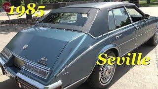 1985 Cadillac Seville slantback Caddy retro 1980s American luxury car up-close