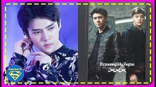 EXO Sehun's Advertisement for Men's Luxury Clothing Brand, Ermenegildo Zegna is Up in China...