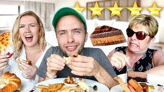 LUXURY *5 STAR HOTEL* ROOM SERVICE MUKBANG with MY SISTER