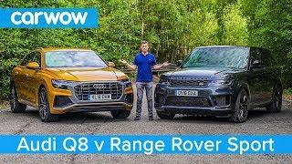 Audi Q8 vs Range Rover Sport 2019 - see which SUV is the best | carwow
