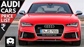 Audi Cars Price List in India [2018]