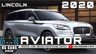 2020 LINCOLN AVIATOR Review Release Date Specs Prices