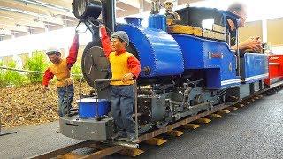 MEGA XXXL MODEL LOCOMOTIVES, MODEL SCALE TRAINS, RAILWAY RAILROAD LIVE STEAM ACTION