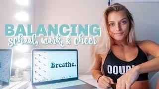 VLOG: balancing school, work, & cheer