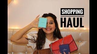 SHOPPING HAUL | LUXURY  | KATE SPADE | TIFFANY | MK | Shivshakti Sachdev