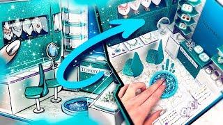 DIY Miniature DollHouse Room ~ Tiffany & Co. Luxury Jewelry Shop | Decor ????