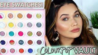 EYE SWATCHES | COLOURPOP Is This Real Life? Super Shock Shadow Vault