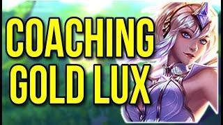 Coaching a Gold Lux - League of Legends