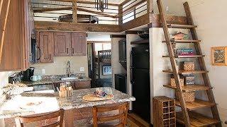 Rustic Luxury Alexander Park Model Tiny House with 3 Beds For Sale